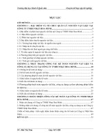 Kế toán nguyên vật liệu, công cụ, dụng cụ tại công ty tnhh nhật hoa minh