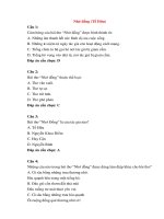 Trắc nghiệm ngữ văn lớp 11 có đáp án bài  (45)