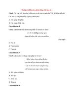 Trắc nghiệm ngữ văn 8 có đáp án bài  (65)