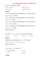 Trắc nghiệm toán lớp 8 có đáp án bài  (32)