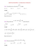 Trắc nghiệm toán lớp 9 có đáp án bài  (10)