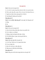 Trắc nghiệm ngữ văn 8 có đáp án bài  (9)