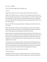 Tiểu sử và cuộc đời sự nghiệp của nhà văn nguyễn tuân