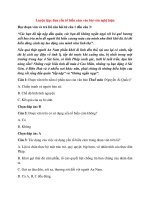 Trắc nghiệm ngữ văn 8 có đáp án bài  (45)