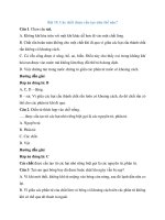 Trắc nghiệm công nghệ, công nghệ lớp 8, có đáp án bài  (1)