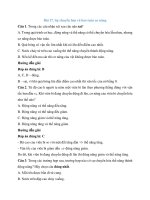 Trắc nghiệm công nghệ, công nghệ lớp 8, có đáp án bài  (15)