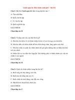 Trắc nghiệm ngữ văn lớp 10 có đáp án bài  (6)