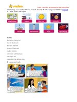 Giai bai tap family and friends lop 5 unit 9 will it really happen lesson one