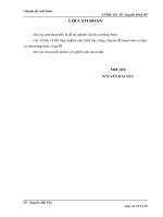 Tổ chức kế toán bán hàng và xác định kết quả kinh doanh ở công ty cổ phần xây dựng và thương mại liễu đề