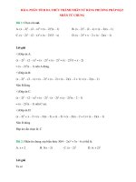 Trắc nghiệm toán lớp 8 có đáp án bài  (6)