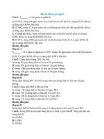 Trắc nghiệm hóa học lớp 8 có đáp án bài  (9)