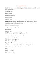 Trắc nghiệm ngữ văn 8 có đáp án bài  (85)