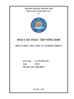 Báo cáo thực tập tại Công ty cổ phần jobkey