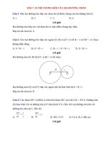 Trắc nghiệm toán lớp 9 có đáp án bài  (33)