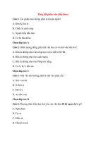 Trắc nghiệm ngữ văn 8 có đáp án bài  (86)