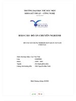 Báo cáo đồ án chuyên nghành đề tài xây dựng website bán quần áo nam fmstyle