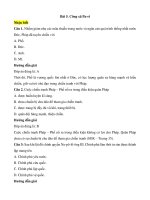 Trắc nghiệm lịch sử lớp 8 có đáp án bài  (5)