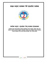 Phân tích mô hình kinh doanh của ford, nêu yếu tố mấu chốt quyết định thành công và phân tích phong cách quản trị của nhà quản trị tiêu biểu