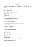 Trắc nghiệm ngữ văn 8 có đáp án bài  (81)