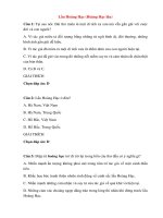 Trắc nghiệm ngữ văn lớp 10 có đáp án bài  (31)