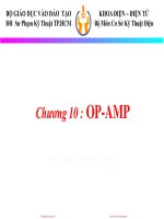 Chương 10  : OP-AMP