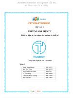 Dự án 1 thương mại điện tử thiết bị điện t cho gi ng d y online và thi