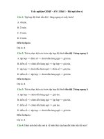 Trắc nghiệm giáo dục quốc phòng   an ninh lớp 11 có đáp án bài  (1)