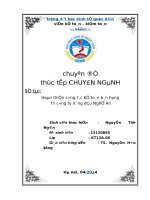 Hoàn thiện công tác kế toán bán hàng tại công ty xăng dầu nghệ an