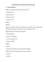 Trắc nghiệm địa lí lớp 8 có đáp án bài  (32)