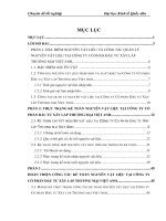 Hoàn thiện kế toán nguyên vật liệu tại công ty cổ phần đầu tư xây lắp thương mại việt anh