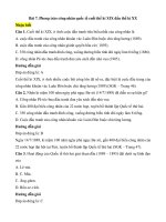 Trắc nghiệm lịch sử lớp 8 có đáp án bài  (7)