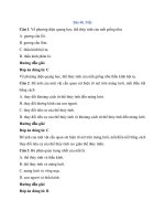 Trắc nghiệm vật lí lớp 9 có đáp án bài  (13)