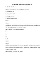 Trắc nghiệm địa lí lớp 8 có đáp án bài  (29)