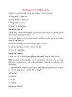 Trắc nghiệm ngữ văn 8 có đáp án bài  (82)