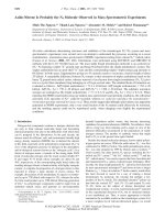 Azido-Nitrene Is Probably the N4 Molecule Observed in Mass Spectrometric Experiments