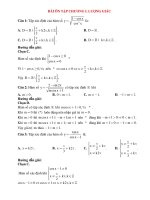 Trắc nghiệm toán lớp 11 có đáp án bài (4)