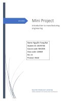 Project môn học cơ khí đại cương