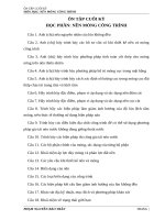 Ôn tập cuối kỳ nền móng