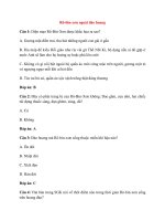 Trắc nghiệm ngữ văn 9 có đáp án bài  (99)