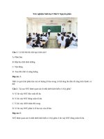 Trắc nghiệm sinh học lớp 9 có đáp án bài  (8)