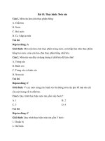 Trắc nghiệm công nghệ lớp 9 có đáp án bài  (28)