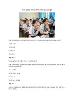 Trắc nghiệm sinh học lớp 9 có đáp án bài  (6)