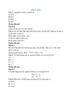 Trắc nghiệm hóa học lớp 8 có đáp án bài  (25)