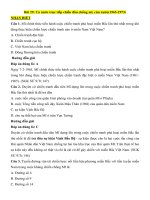 Trắc nghiệm lịch sử lớp 9 có đáp án bài  (29)