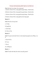 Trắc nghiệm ngữ văn 9 có đáp án bài  (97)