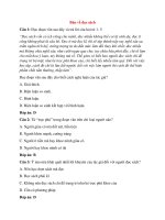 Trắc nghiệm ngữ văn 9 có đáp án bài  (61)