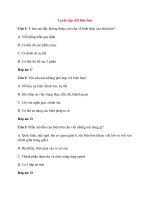 Trắc nghiệm ngữ văn 9 có đáp án bài  (101)