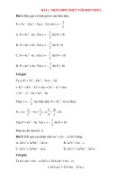 Trắc nghiệm toán lớp 8 có đáp án bài  (1)