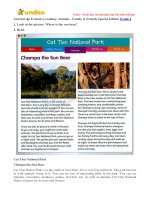 Giai bai tap family and friends lop 4 extensive reading animals