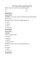 Trắc nghiệm công nghệ lớp 9 có đáp án bài  (8)